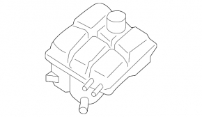 Mazda3 MPS 09-13 Coolant Expansion Tank Without Cap
