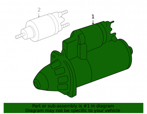 Starter VW Tiguan 09-18