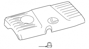Lexus CT200h 11-17 Engine Overlay Crack