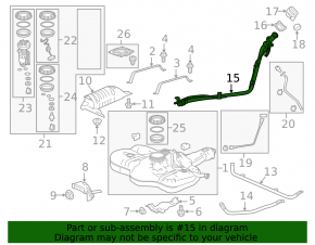 Fuel filler neck Honda HR-V 16-22