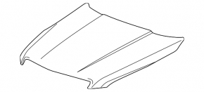 Bare hood Cadillac ATS 13-