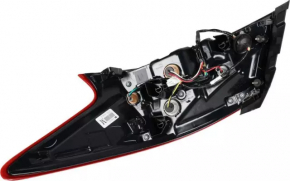 Light outer wing left Nissan Altima 16-18 rest dark