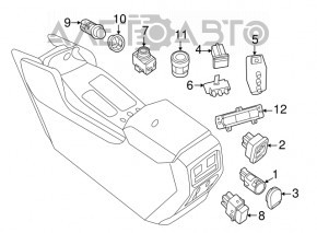 Climate control rear Nissan Pathfinder 13-20