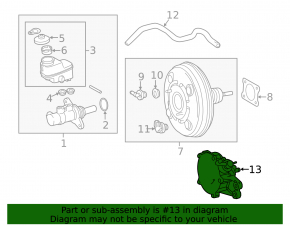 Vacuum Pump Lexus NX200t NX300 15-21 2.0T