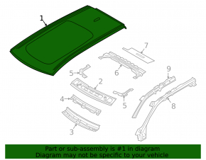 Metal roof Volvo XC60 18-23 for panorama