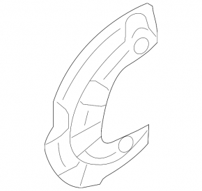Front left brake disc cover for Audi A6 05-11