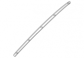 Left windshield molding mount for Audi Q8 19-25