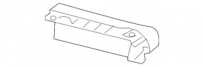Front bumper mount left outer BMW X5 E70 07-13