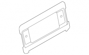 BMW i4 22-26 tailgate license plate frame