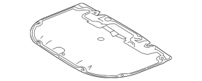 Hood insulation Toyota Camry v70 18-20 US poke