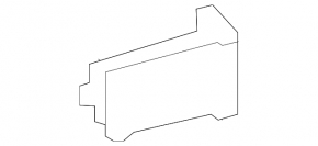 Left front bumper reinforcement fang for Lexus GS200t GS350 GS450h 15-16