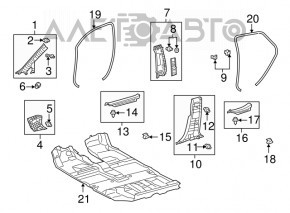 Lexus RX450h 10-15 Gray Floor Covering
