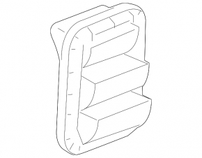 Left ventilation shield Lexus NX 22-25