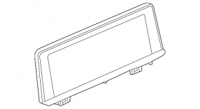 Monitor, display, navigation BMW X1 F48 19-22 8.8"