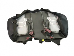 Jeep Cherokee KL 19 rear seat cushion - black leather, perforated