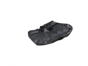 Jeep Cherokee KL 19 rear seat cushion - black leather, perforated