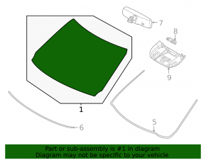 Nissan Rogue 21-24 Windshield