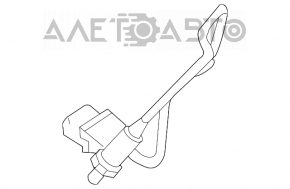 Lambda probe left first BMW X5 E70 07-13 950mm