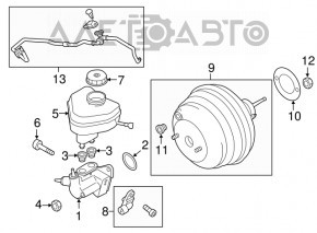 GTZ reservoir VW Touareg 11-17