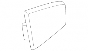 Front right outer handle plug Nissan Murano 25-26