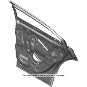 Cadillac XT4 19-25 rear right door assembly, white