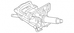 Steering column Audi A4 B8 13-16 rest