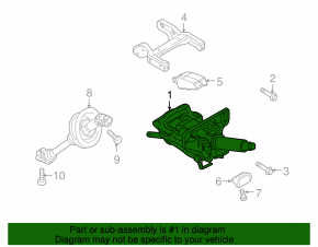 Steering column Audi A4 B8 13-16 rest
