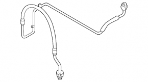 Air conditioning pipe compressor-heater Audi Q3 8U 15-18
