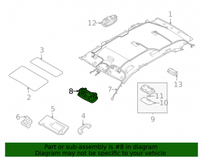 Front right light Hyundai Tucson 25-26 gray