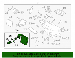 Ford Fiesta evaporator 11-19