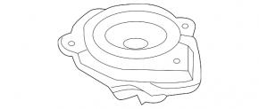 Speaker rear shelf center Ford Fusion mk5 13-20 Sony 25W