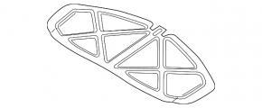 Land Rover Range Rover Velar 18-23 hood insulation