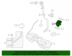 Fuel level sensor BMW 3 G20 19-24 2.0T without bulb, without pump