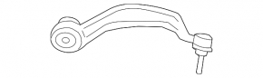 Lower control arm front left BMW 5 F10 11-16 RWD front