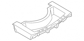 Trunk tray BMW 3 G20 19- rear part