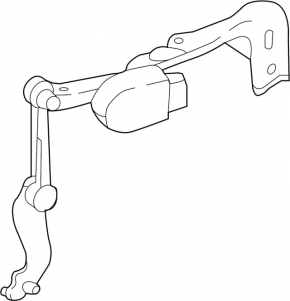 Rear body tilt sensor for Infiniti QX30 17-19
