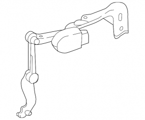 Rear body tilt sensor for Infiniti QX30 17-19