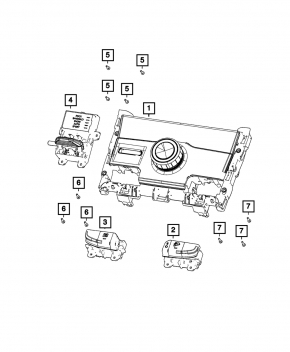 Jeep Grand Cherokee WL 23-26 Drive Mode Control Shift Washer