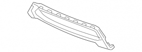 Front bumper lower grille trim for Honda Accord 2016-2017, hybrid, gloss black, scratches, sand, dented, scuffed, broken mount