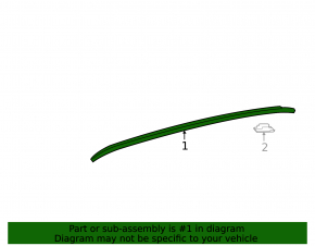Right roof lining Lexus ES 19-26 red