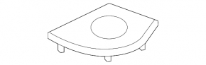 Dashboard Speaker Grille Right Hyundai Sonata 11-15