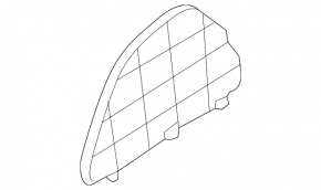 Plug arch trim left lower Hyundai Santa FE Sport 13-18