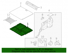 Hyundai Tucson 2020-2025 1.6T HEV Trunk Tray