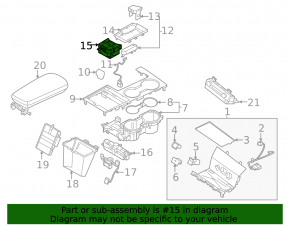 Button P Parking Kia K5 21-24 under start-stop