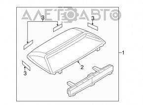 Stop light Mazda 3 14-18 BM scratches