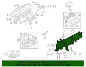 Under-torpedo pipe reinforcement Mazda3 MPS 09-13