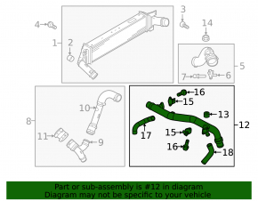 Intercooler pipe to manifold Ford Explorer 13-19 sport