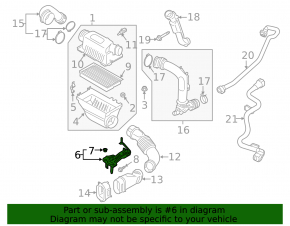 Air Filter Housing Bracket Ford Explorer 20-24 3.0T