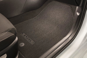 Set of floor mats for Kia Forte 19-24 cloth black