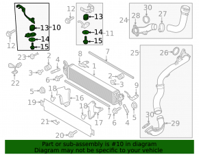 Intercooler bracket right Mazda CX-9 16-
